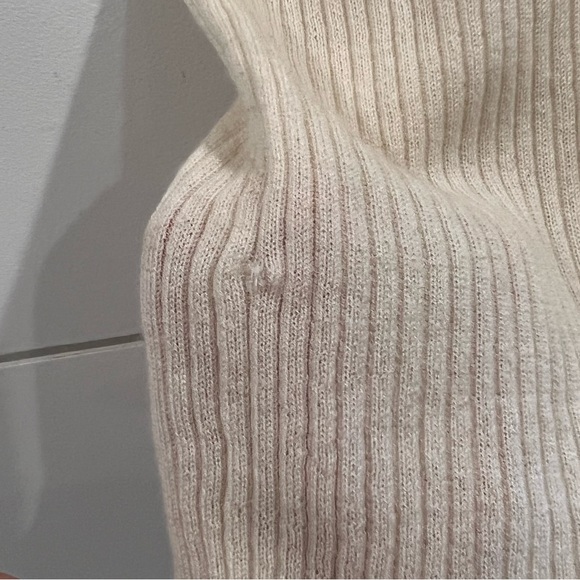 Sablyn cashmere ivory ribbed Angie tank - Picture 3 of 7